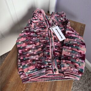 Misha And Puff Cotton Candy Space Dye Cardigan